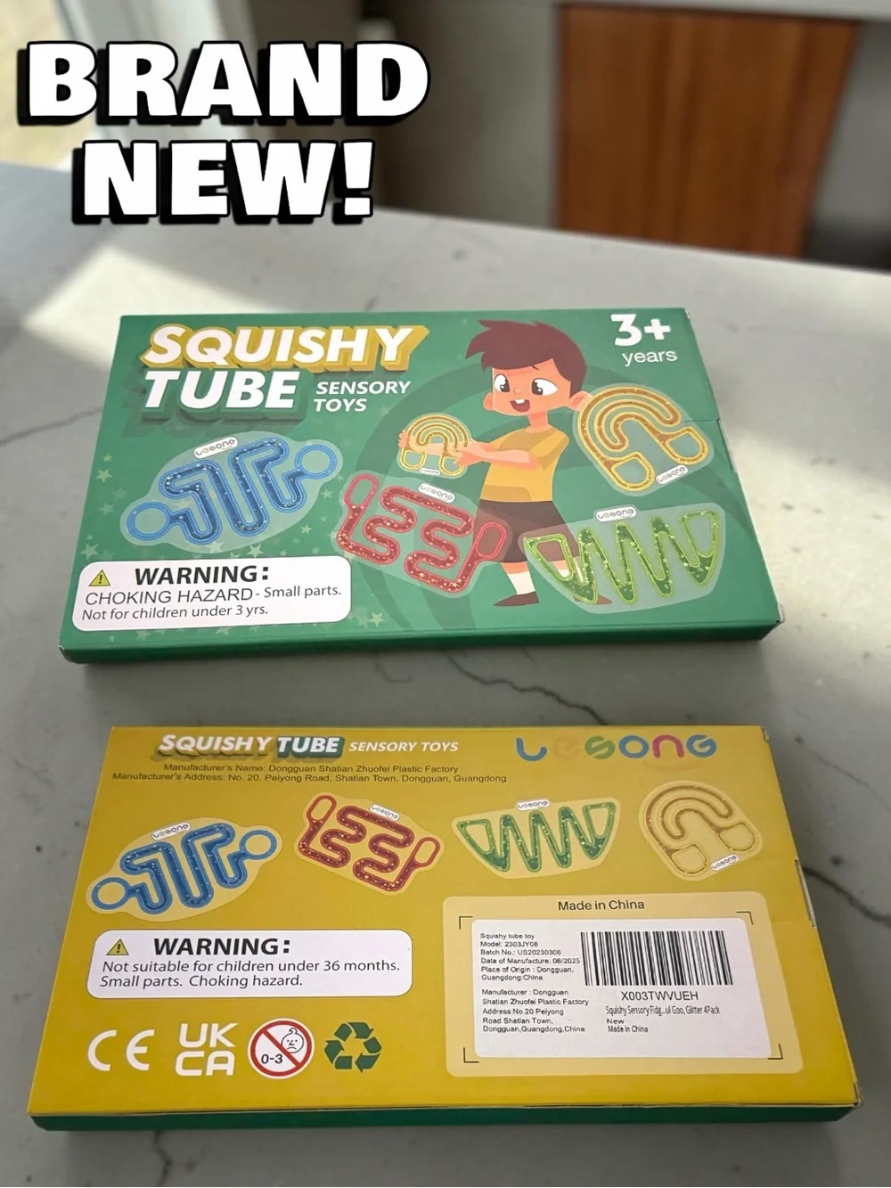 🧸 🌈 Squishy Sensory Fidget Toy – Sensory Maze Tube